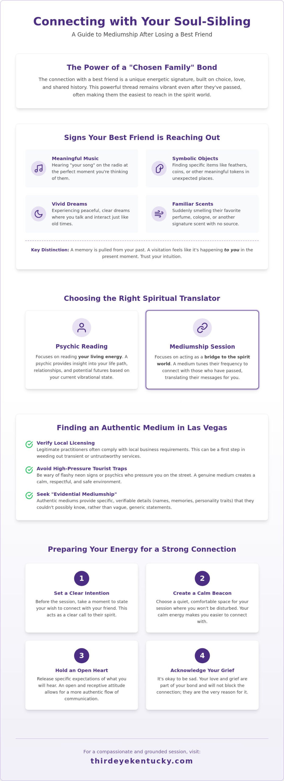Finding a Medium to Connect with a Best Friend Who Passed: A Las Vegas Guide