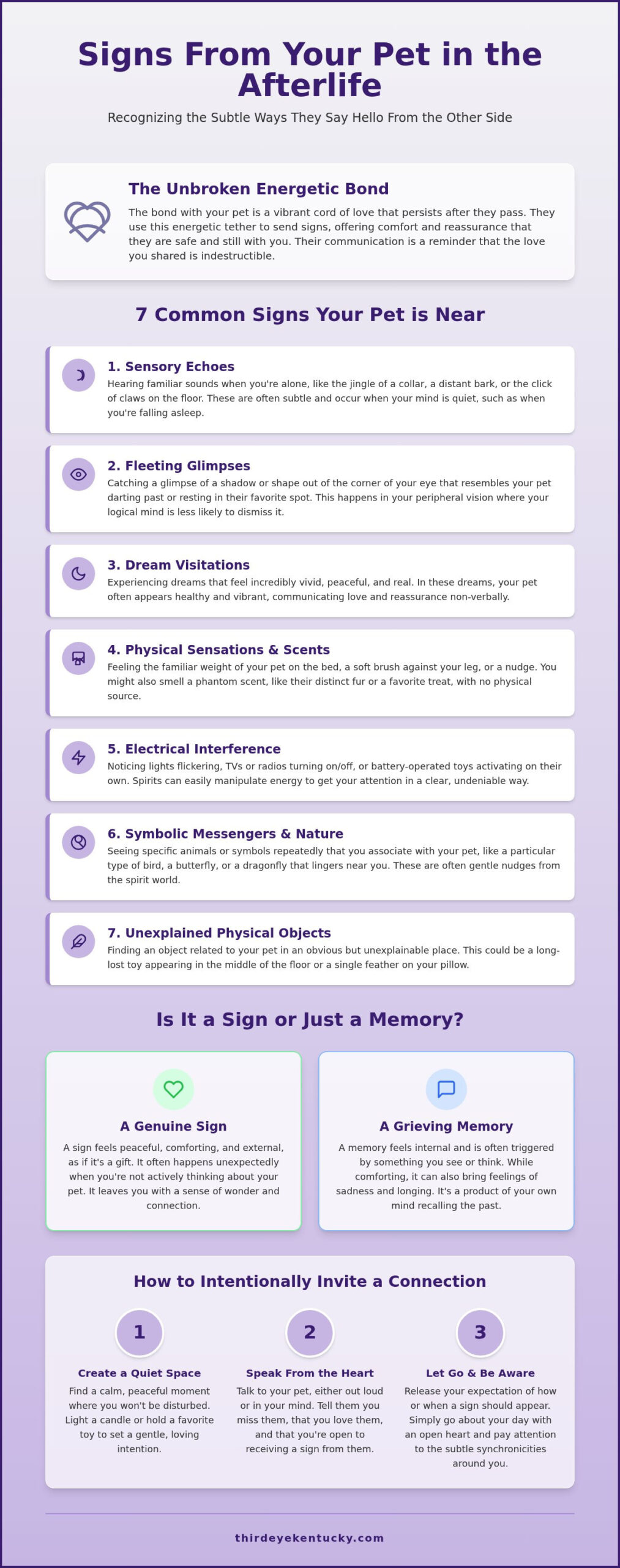 Signs from a Deceased Pet: Recognizing the Loving Presence of Your Animal Companion